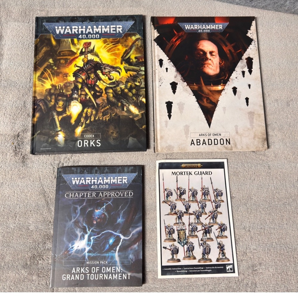 Warhammer 40k Codex Orks‎ Arks of Omen Abaddon Grand Tournament Mission Pack Lot